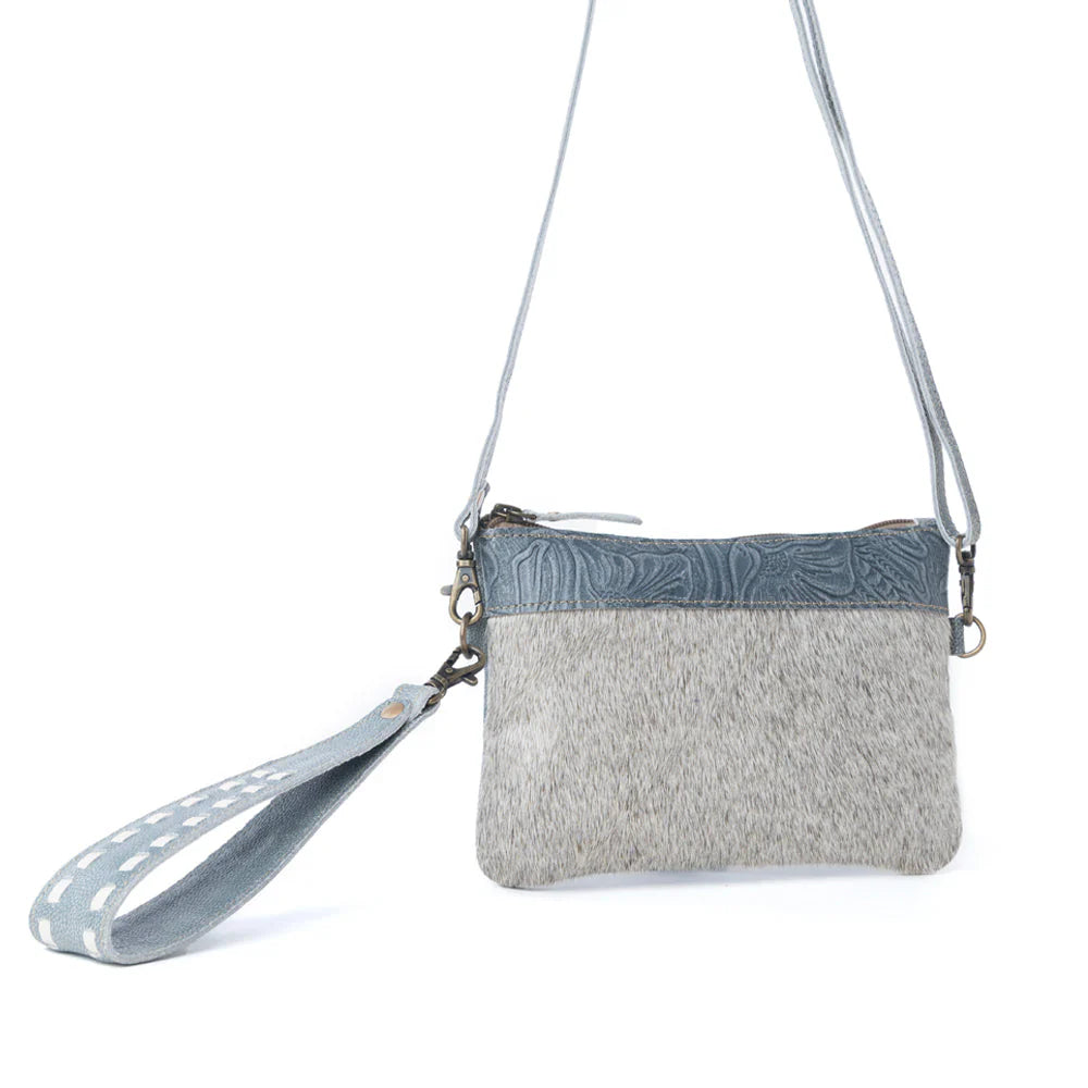 S-14331 Myra Dust Creek Leather Belt Bag in Sage Mist