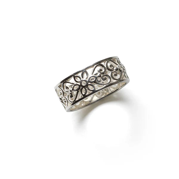 741 DER R175 Southern Gates Sterling Silver Courtyard Jasmin Ring 0