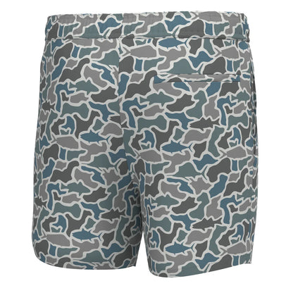L1600021 Local Boy Bayview Swim Trunk Fish Camo