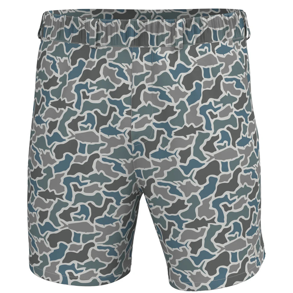 L1800002 Local Boy Youth Volley Short Fish Camo