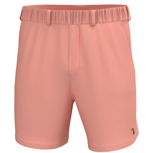 378557 Local Boy Volley Shorts Peach 6" Inseam