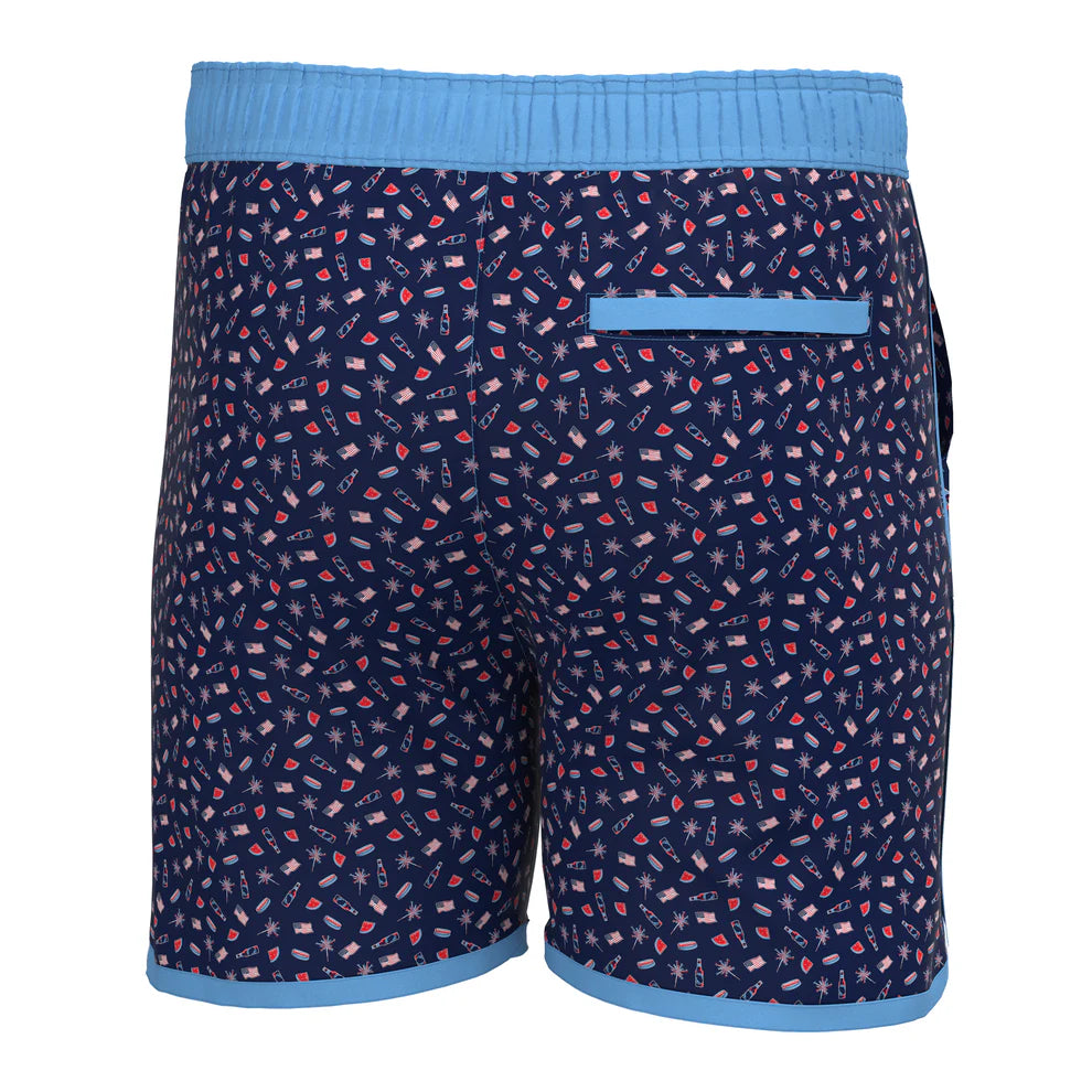 L1600020 Local Boy Wando Swim Trunks Land of the Free
