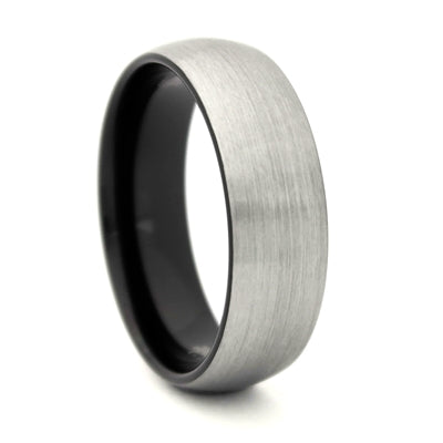 SR72-8MM Steel Revolt Domed Tungsten Carbide Ring 0
