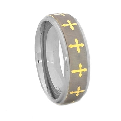 SR80-8MM Steel Revolt Tungsten Carbide 8MM Wedding Ring