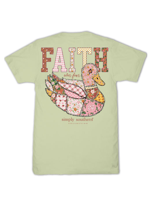 SS-FAITH-FERN Simply Southern Faith Duck T-Shirt