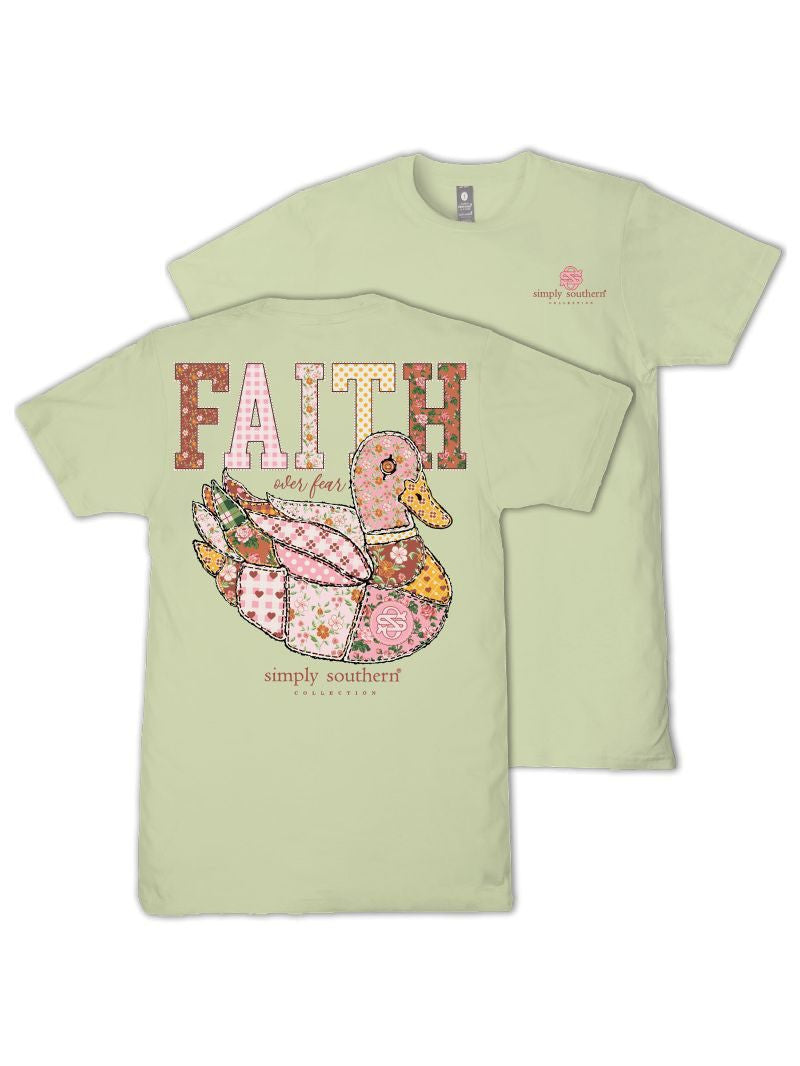 SS-FAITH-FERN Simply Southern Faith Duck T-Shirt