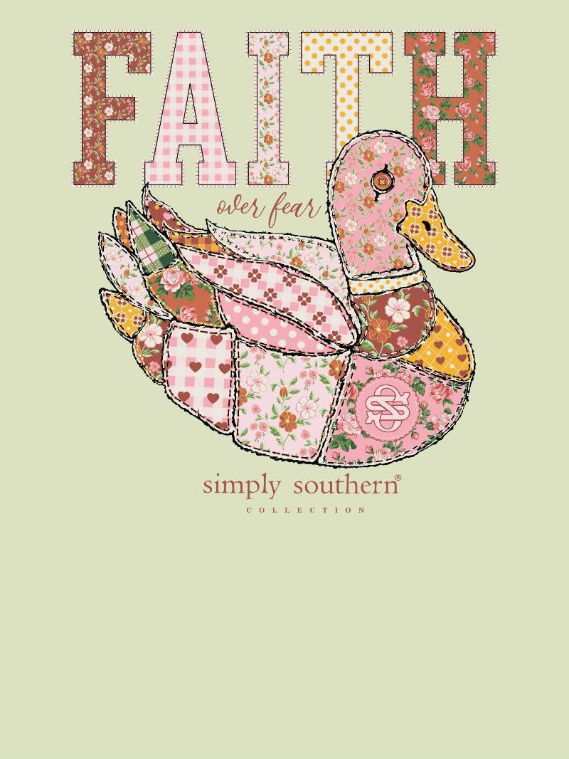 SS-FAITH-FERN Simply Southern Faith Duck T-Shirt