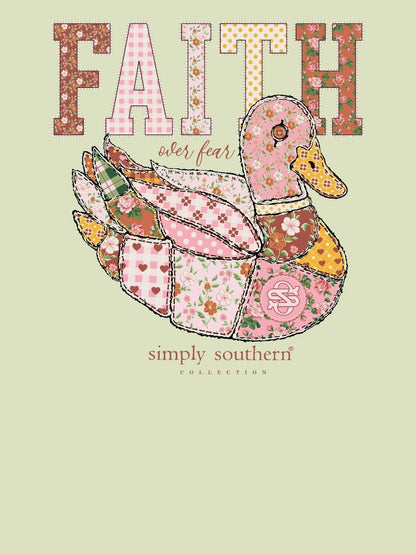 SS-FAITH-FERN Simply Southern Faith Duck T-Shirt
