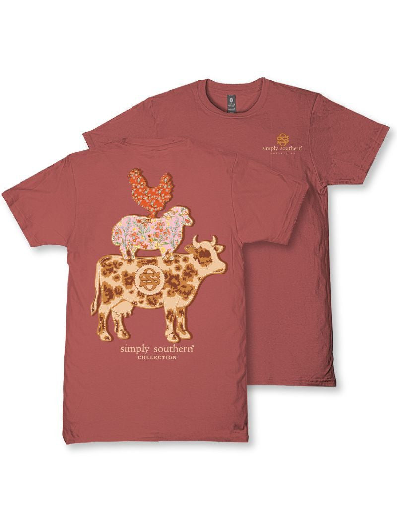 SS-FARM-MAPLE Simply Southern Farm T-Shirt