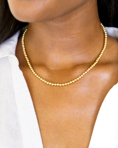 3421G Susan Shaw Gold Plated Maggie Necklace