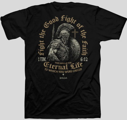 APT5257 Kerusso Fight the Good Fight T-shirt Black