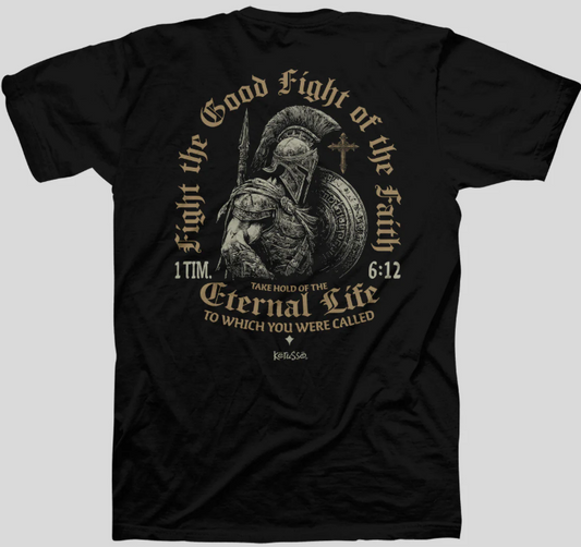 APT5257 Kerusso Fight the Good Fight T-shirt Black