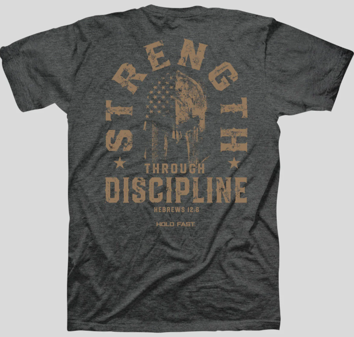 KHF5299 Kerusso Through Discipline Short Sleeve T-shirt Dark Heather Gray
