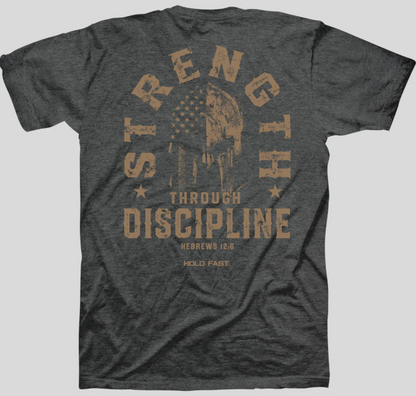 KHF5299 Kerusso Through Discipline Short Sleeve T-shirt Dark Heather Gray