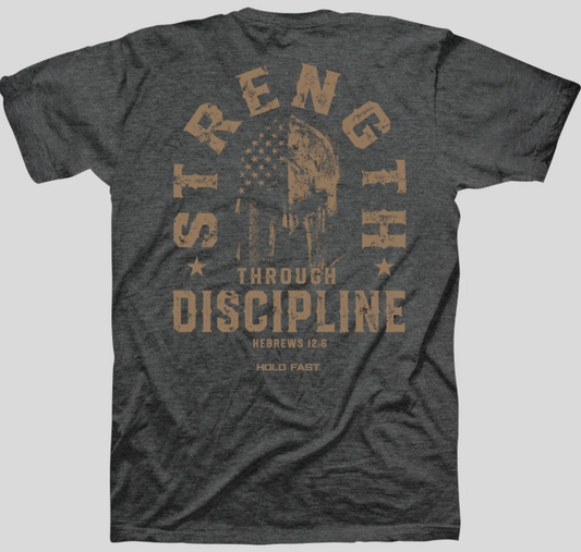 KHF5299 Kerusso Through Discipline Short Sleeve T-shirt Dark Heather Gray