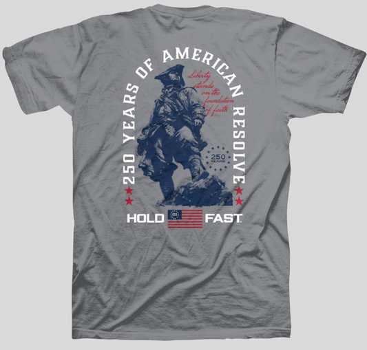 KHF5303 Kerusso Hold Fast Colonial Soldier T-Shirt Gravel