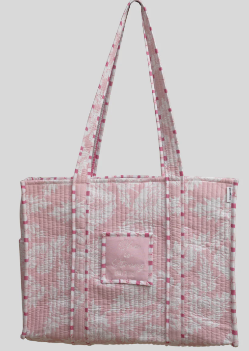 TOTE148 Kerusso Grace & Truth Tote Blush Bloom