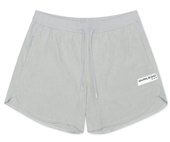 RUNS-HLG Burlebo Training Short Light Heather Grey