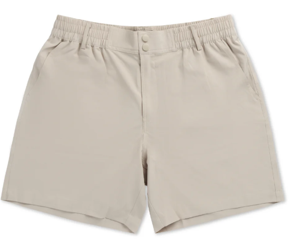 ES-LK-OLDG Burlebo Everyday Shorts Light Khaki Old Glory