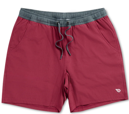 AS-CARD-TDESC Burlebo Athletic Short Cardinal