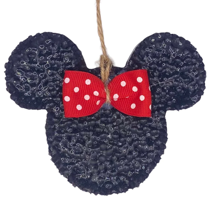 Mouse Head with Bow Freshie - Clean Cotton