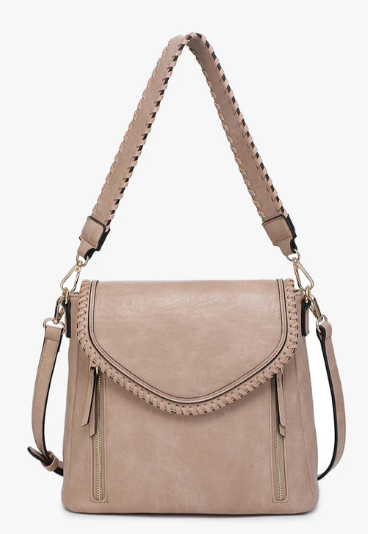 M2167-BG Jen & Co Lorelei Crossbody Beige