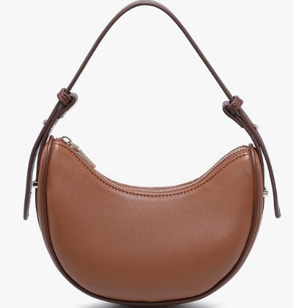 JN2775-TN.BR Jen & Co Warsaw Two Tone Shoulder Bag Tan/Brown