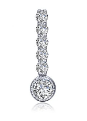 BP003 Lafonn Sterling Silver Birthstone Love Pendant 0
