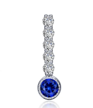 BP003 Lafonn Sterling Silver Birthstone Love Pendant 0