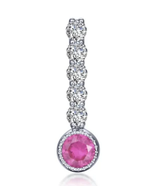 BP003 Lafonn Sterling Silver Birthstone Love Pendant 0