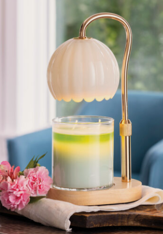 AJGSC Candle Warmers Lamp Milk Glass 0