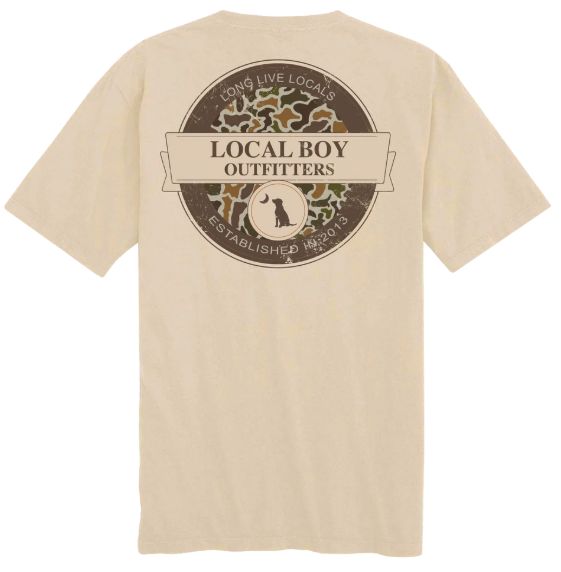 L1000788 Local Boy Vintage Sphere T-Shirt Latte 0