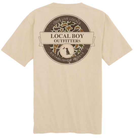 L1000788 Local Boy Vintage Sphere T-Shirt Latte 0