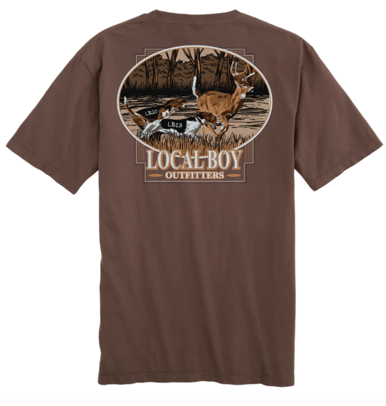 L1000793 Local Boy Deer Drive T-Shirt Espresso 0