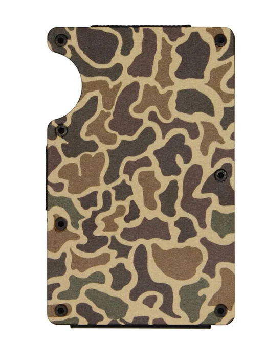 L2100270 Local Boy Front Pocket Wallet Old School Camo 0