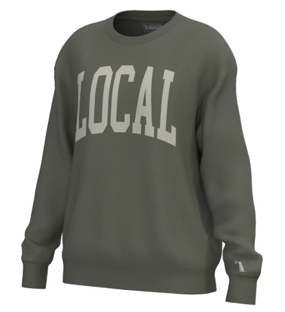 L5130024 Local Girl Crescent Crew Olive 0