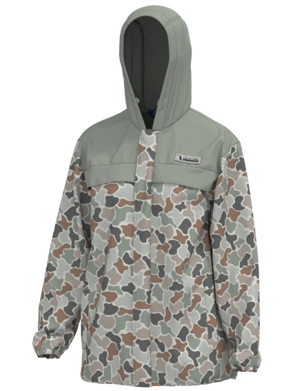 L5130041 Local Girl Rain Jacket Forest Camo Flora 0