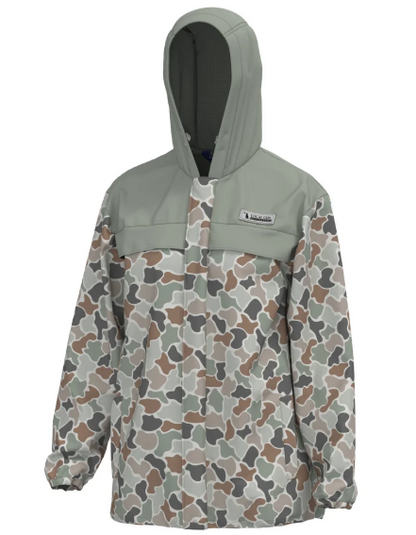 L5130041 Local Girl Rain Jacket Forest Camo Flora 0