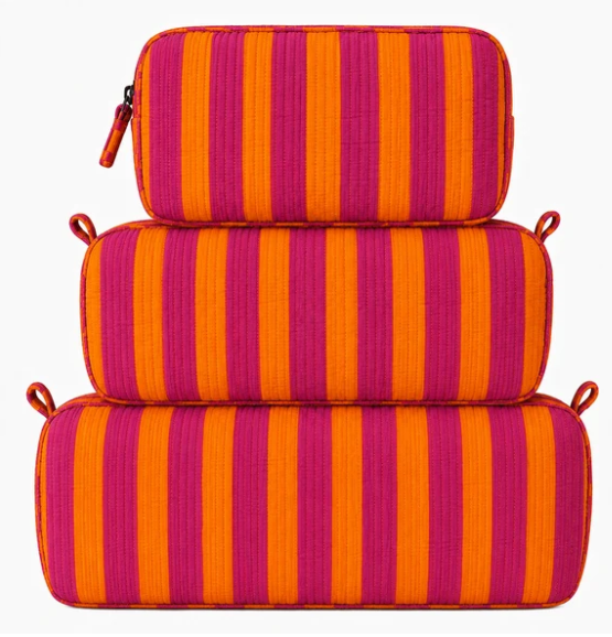 3-IN- Cosmeticbag 3-IN-1 Cosmetic Quilted Bag Set 0
