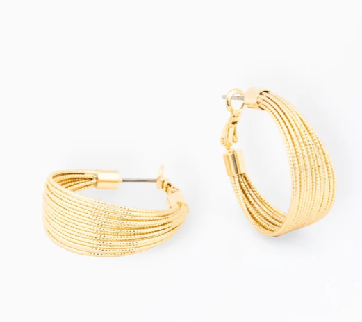 79733 Michelle McDowell Kaylin Earrings Gold Tone 0