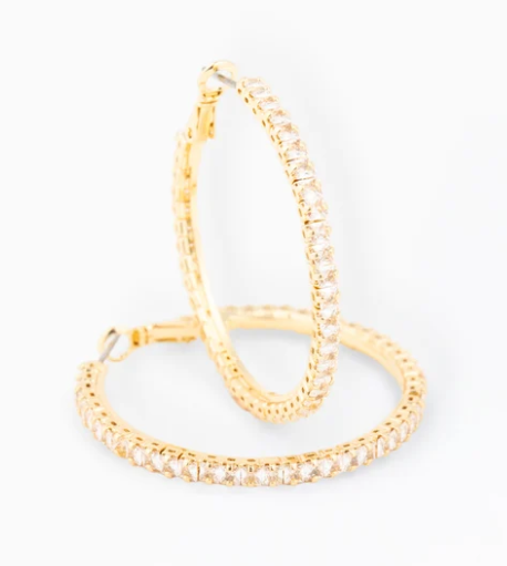 79706 Michelle McDowell Harlow Earrings Gold Tone 0
