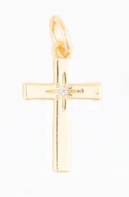 72813 Michelle McDowell Charm Luxe Gold Cross 0