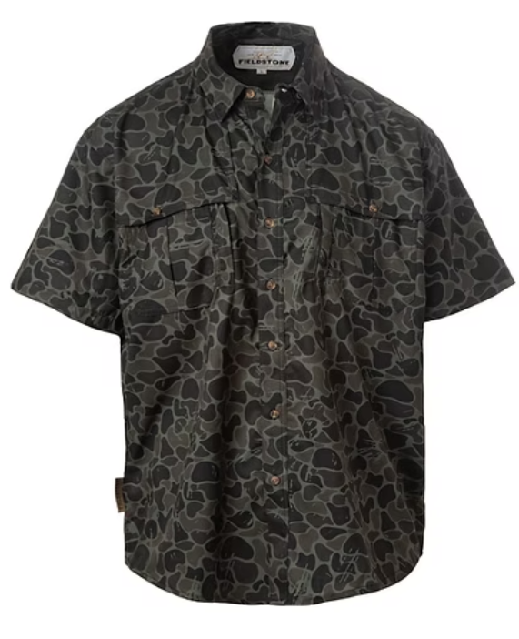 855 Fieldstone Nightshade Camo Button Down 0