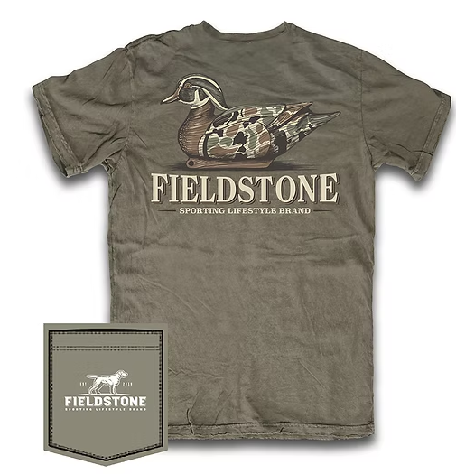 977 Fieldstone Vintage Camo Decoy T-Shirt Tumbleweed 0