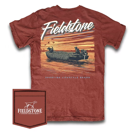 978 Fieldstone Morning Chase T-Shirt Crimson 0