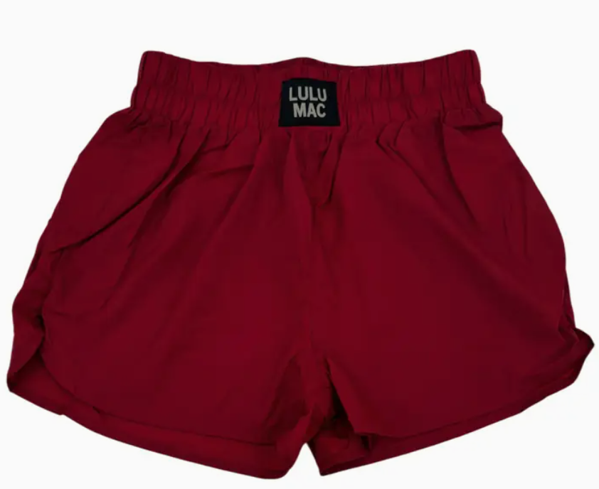 OG-SHORT LuLu Mac Shorts Maroon 0