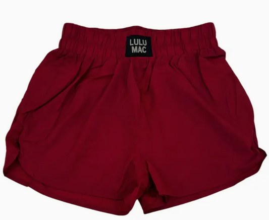 OG-SHORT LuLu Mac Shorts Maroon 0