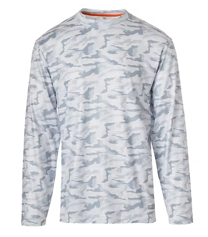 710 Fieldstone Camo Dry Fit Long Sleeve Tee Snow 0