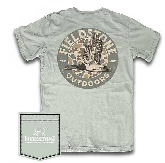 983 Fieldstone Men's Mallard Shield T-Shirt Sage 0