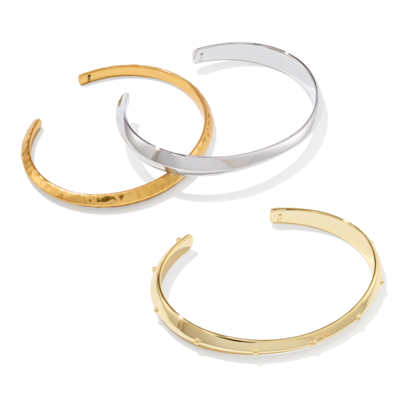 9608805678 Kendra Scott Oakland Set of 3 Cuff Mixed Metal Bracelet 0